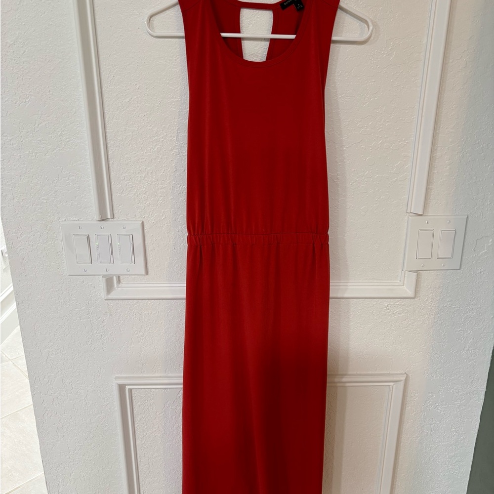 Banana Republic Vibrant Red Maxi Dress
